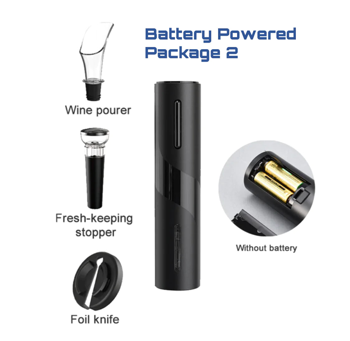 Rechargeable Electric Wine Bottle Opener