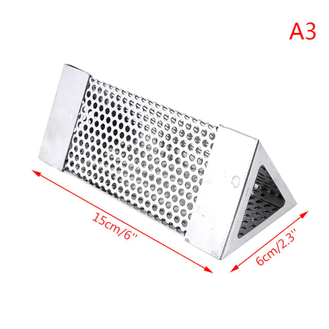 BBQ Stainless Steel  Perforated Mesh Smoker Tube